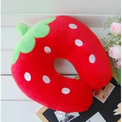 Red Strawberry U Shape Feeding & Nursing Baby Neck Pillow
